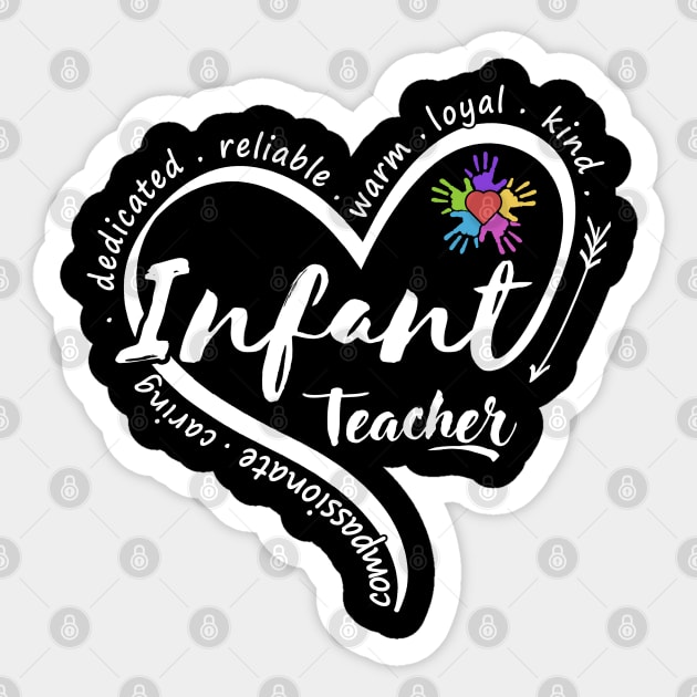 Infant Teacher Back to School Infant Daycare Teacher Sticker by mohazain